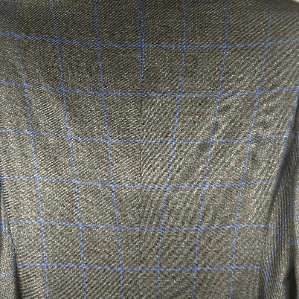 Richards Bespoke Men's Wool Sport Coat Blazer‎ Custom-fit Tailored EUC 36 Short